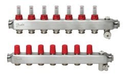 Danfoss 088U0757 7 Ağızlı Yerden Isıtmalı Manifold Seti